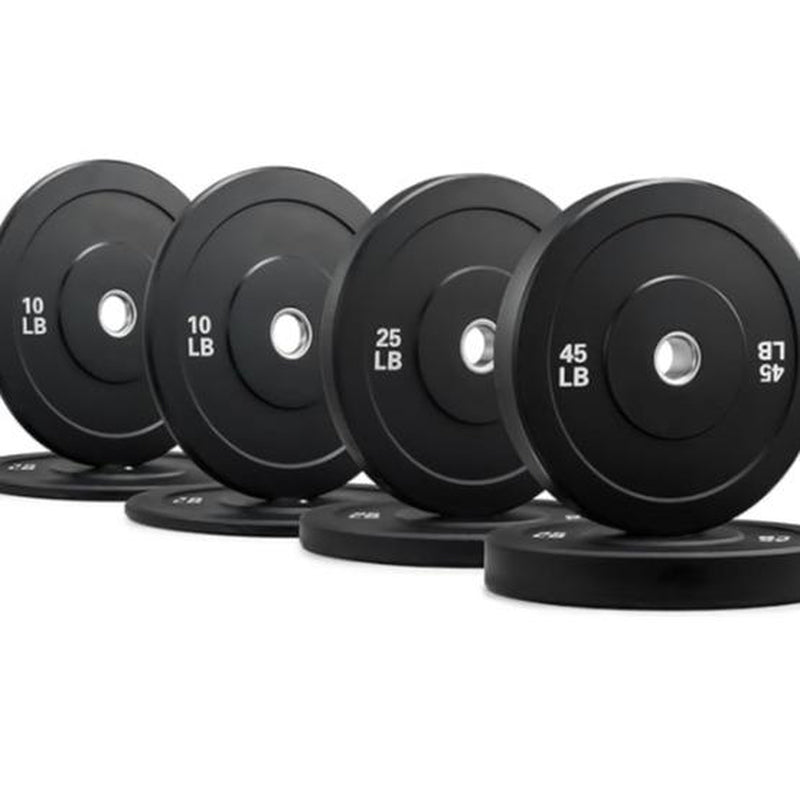 【Summer Sports】Zelus Weight Plate Set, Twin 2" Bumper Plates, Olympic Weight Set with Rubber Barbell Dumbbell Plates Stainless Steel Inserts for Pro or Home/Outdoor Gym,Fitness,All Seasons,Gift Idea