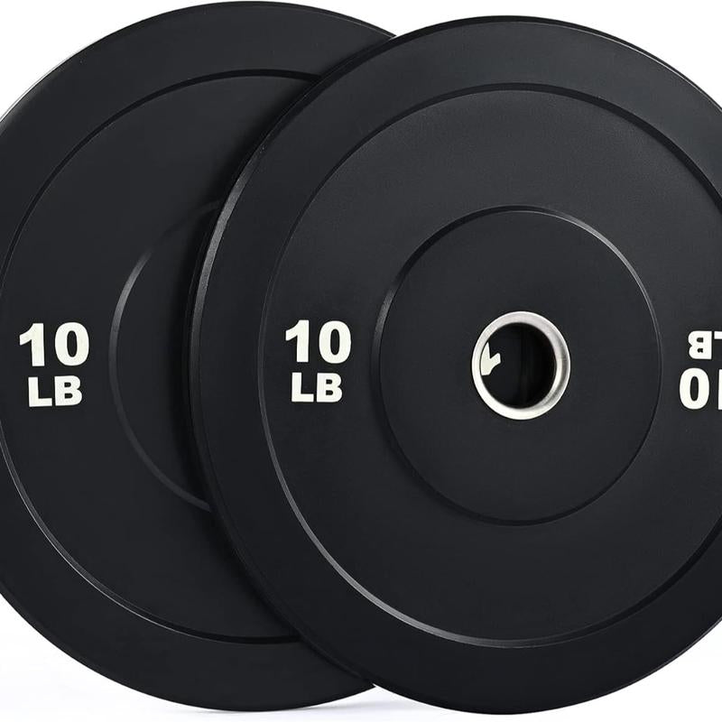 【Summer Sports】Zelus Weight Plate Set, Twin 2" Bumper Plates, Olympic Weight Set with Rubber Barbell Dumbbell Plates Stainless Steel Inserts for Pro or Home/Outdoor Gym,Fitness,All Seasons,Gift Idea
