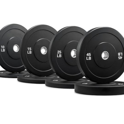 【Summer Sports】Zelus Weight Plate Set, Twin 2" Bumper Plates, Olympic Weight Set with Rubber Barbell Dumbbell Plates Stainless Steel Inserts for Pro or Home/Outdoor Gym,Fitness,All Seasons,Gift Idea